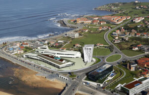 Peri 100_ UA100_Gijón_ería del piles infografia gijon modelado 3d